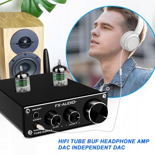 Wzmacniacz słuchawkowy Bluetooth z regulacją