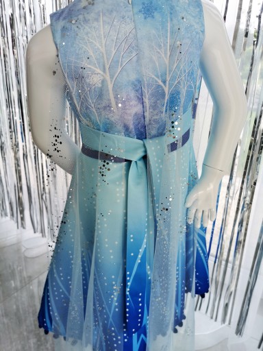 Платье КОСТЮМ Наряд Эльзы FROZEN 2 Эльза FROZEN OLAF коса ошибка 134