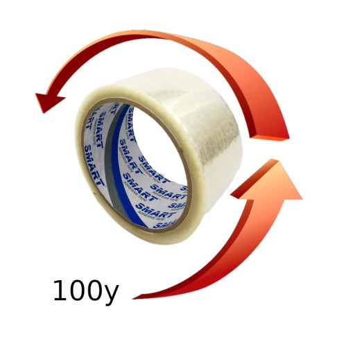 ЛЕНТА УПАКОВОЧНАЯ 48/100y TRANSPAR SMART ADHESIVE 144шт