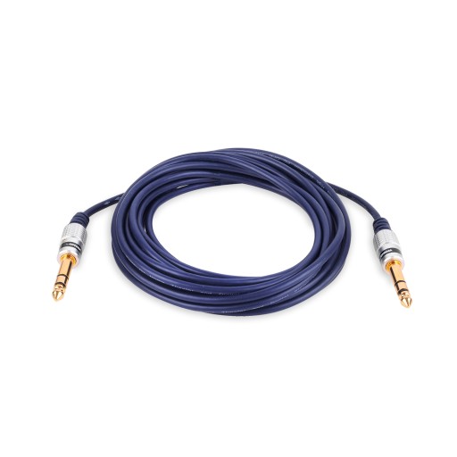 KABEL JACK 6,3 mm STEREO WTYK - JACK 6,3 mm STEREO WTYK VITALCO 1,0 m