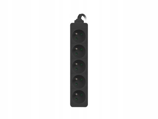 УДЛИНИТЕЛЬ LANBERG 1M UPS 5X 230V PL ЧЕРНЫЙ