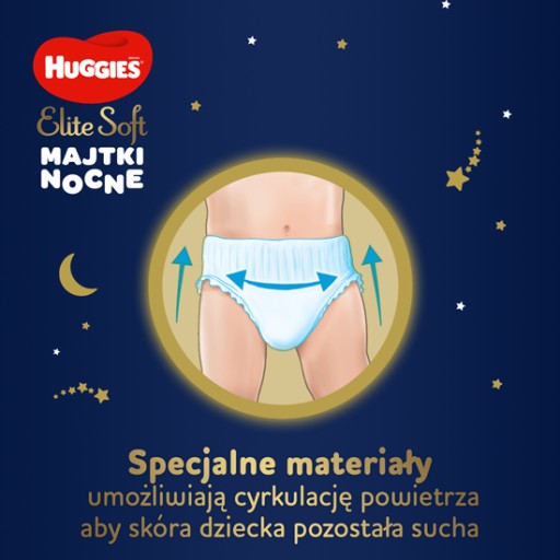 Брюки HUGGIES Elite Soft Night 6 (15-25кг) 2х16 шт