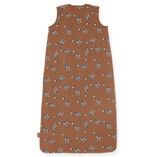 Jollein - śpiworek niemowlęcy letni Summer GIRAFFE Caramel 90 cm