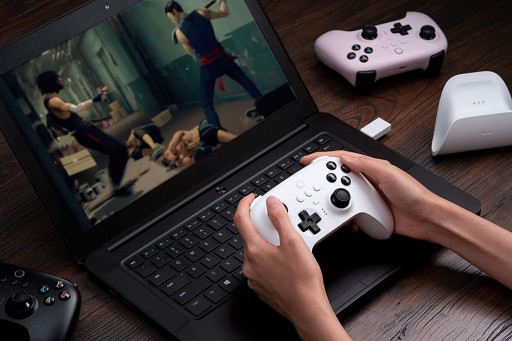 Pad 8BitDo Ultimate 2.4G Pad PC Холл Эд Уайт