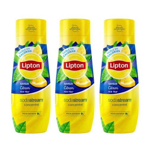 Syrop SODASTREAM Lipton Ice Tea Cytryna 3 x 440 ml