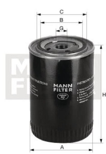 MANN FILTER W920 Масляный фильтр Fendt