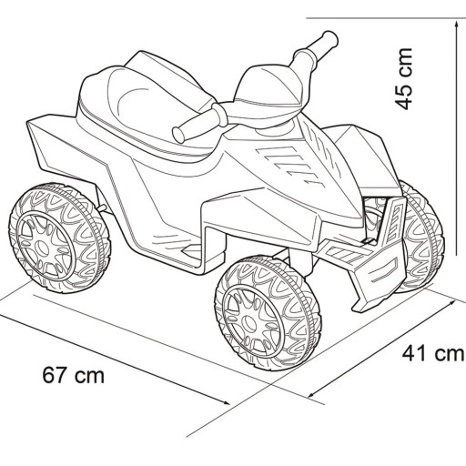 FEBER QUAD АККУМУЛЯТОР ДЛЯ ДЕТЕЙ 6V RACE 18м+