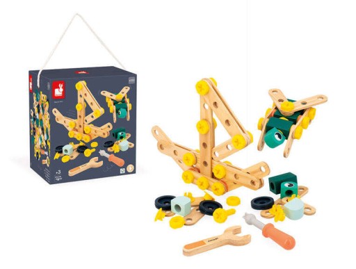 Brico'kids Janod - Конструктор 100 шт. для маленьких домашних мастеров