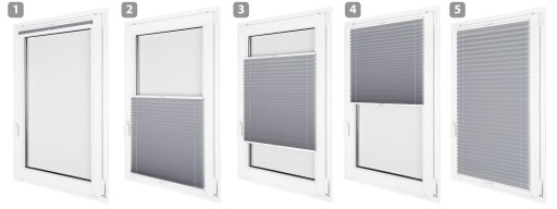 Складки по размеру Рулонные шторы плиссе Pleat 112x230
