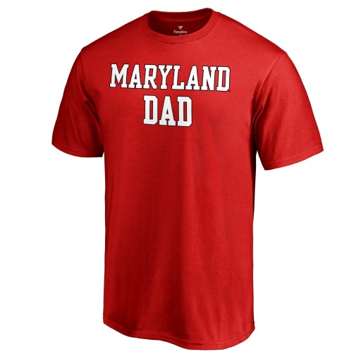 Красная футболка Maryland Terrapins Dad L