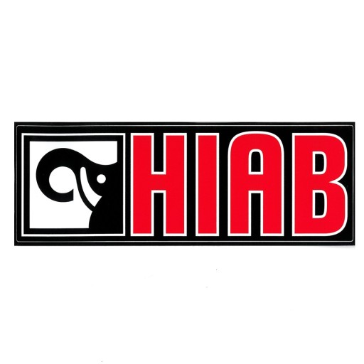 Наклейка с логотипом HIAB 248x87мм