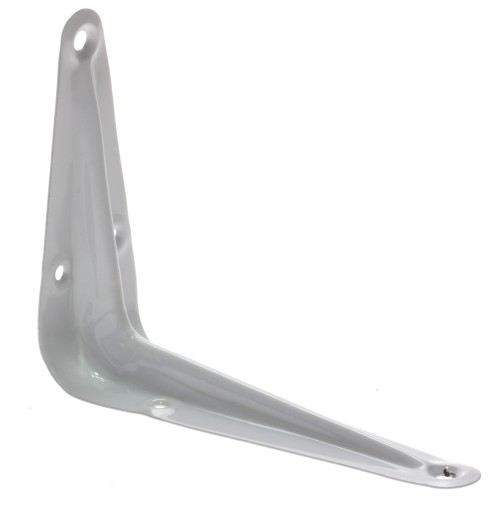 UCHWYT WSPORNIK KĄTOWNIK PODPÓRKA POD PÓŁKĘ PÓŁKI BIAŁY METALOWY 100x75 MM