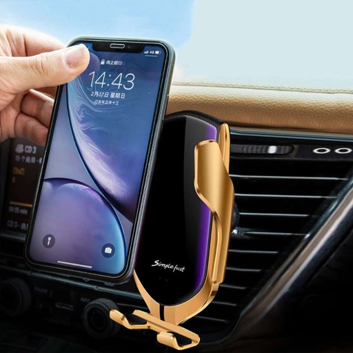 АВТОДЕРЖАТЕЛЬ С QI ЗАРЯДКОЙ 10 Вт для iPhone 12 13 14 15