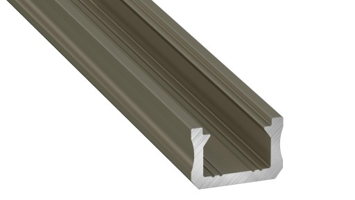 PROFIL DO TAŚMY LED WĄSKI 12mm X 3m BIAŁY + KLOSZ