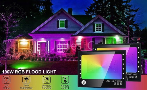 Прожектор RGB Impreza 100 Вт IP66 водонепроницаемый