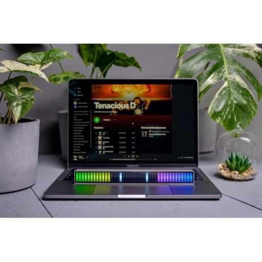 Эквалайзер RGB Redleaf 40LED - серебристый