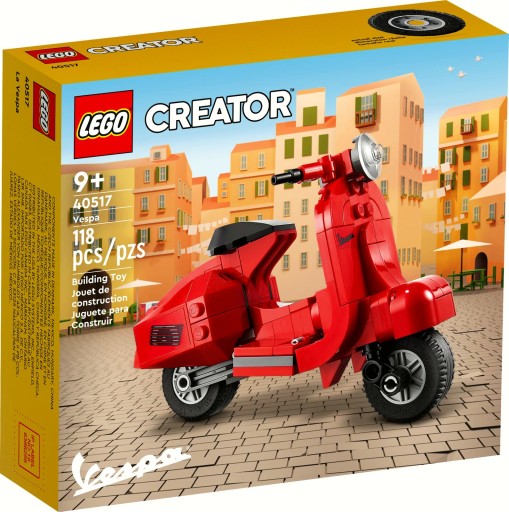 Оригинальные кубики Vespa Creator LEGO 40517, НОВЫЕ