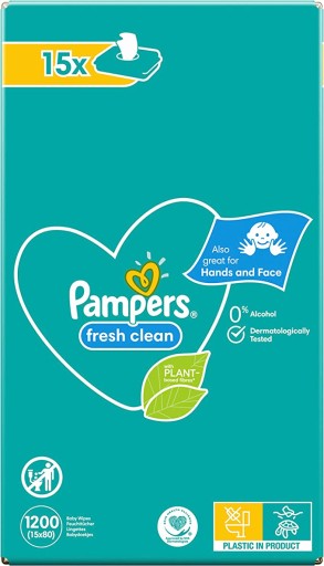 Салфетки Pampers Fresh Clean 12 x 52 = 624 шт.