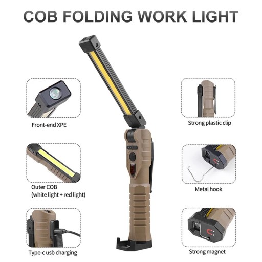 ФОНАРЬ Мастерская Лампа Магнит COB LED