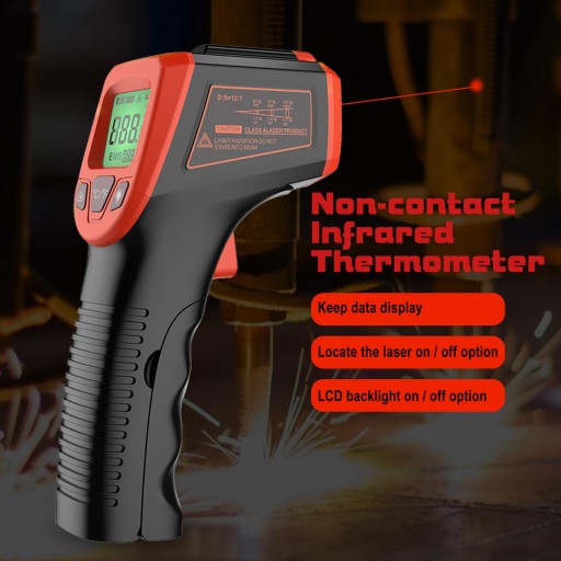 Infrared Thermometer Temperature Gun Non Contact Digital Display (Not Red