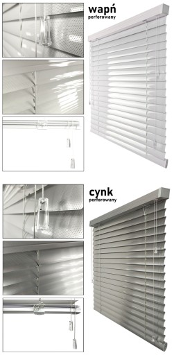 Żaluzje Aluminiowe na wymiar CLICKY Loft 50mm 230x190 cm