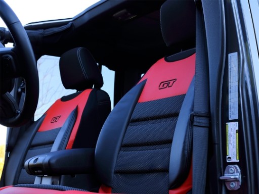Maty skórzane GT Komplet przód szare Opel