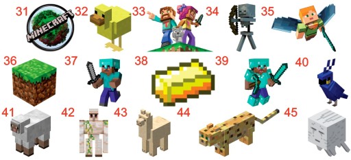 PODKŁADKA POD MYSZ NA BIURKO MINECRAFT PREZENT URODZINY WŁASNY NADRUK IMIE