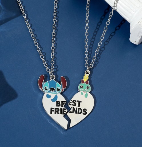 Ожерелье Дружбы Стич Дисней Лило и Стич BFF BEST FRIENDS Для пар