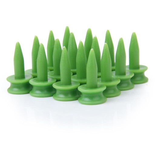 100 sztuk Castle Golf Tees 23mm zielony golfista