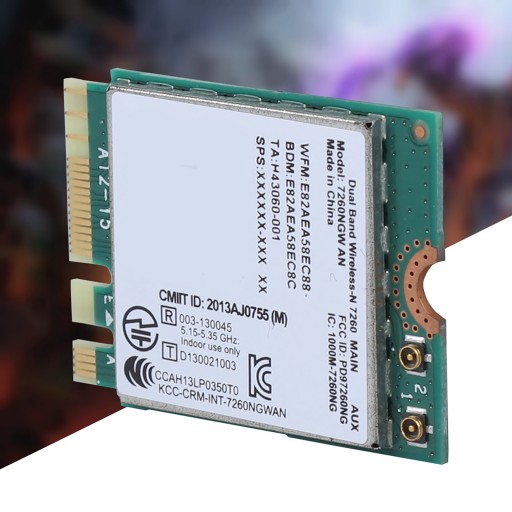Dla Intel 7260ngw bezprzewodowa karta Wi-Fi 2.4g/5g Bluetooth 4.0 karta sieciowa