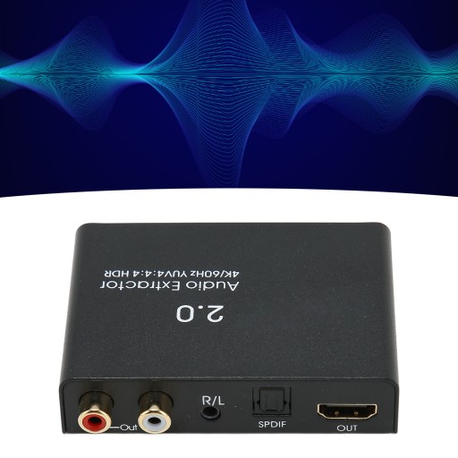 Мультимедийный интерфейс HD Звуковой разветвитель 4K, 60 Гц Мультимедийный интерфейс HD