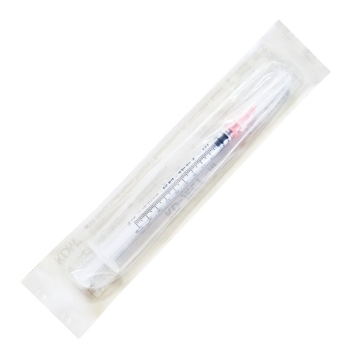 Strzykawki insulinowe 1ml G29 0,33x12mm luer 100x
