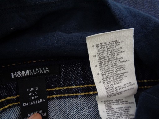 ДЖИНСОВАЯ ЮБКА-КАРАНДАШ ДЛЯ МАТЕРИАЛОВ 36-38 H&M W123