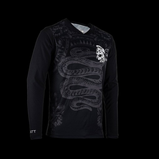 LEATT 2023 KOSZULKA MTB GRAVITY 3.0 JERSEY BLACK 3