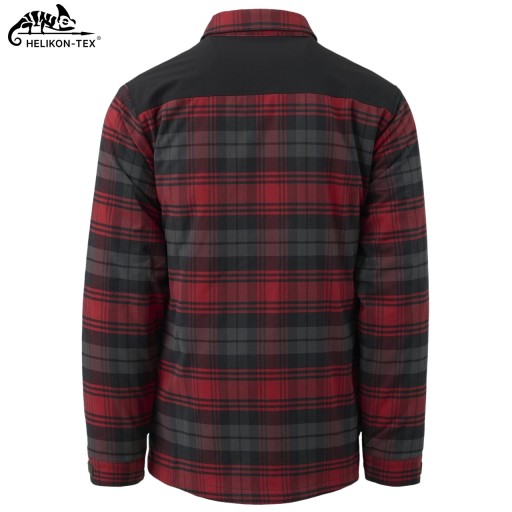 Мужская рубашка в клетку утепленная куртка WINTER WARDEN HELIKON Blue XL