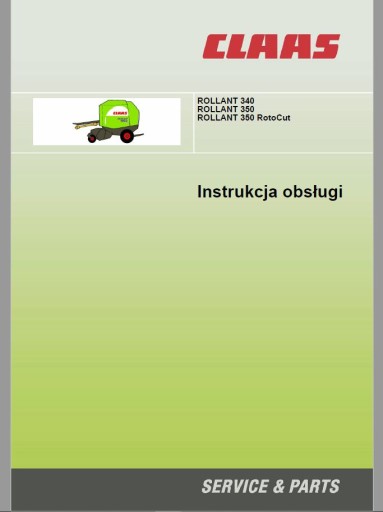 CLAAS ROLLANT 340 350 RC инструкция по эксплуатации