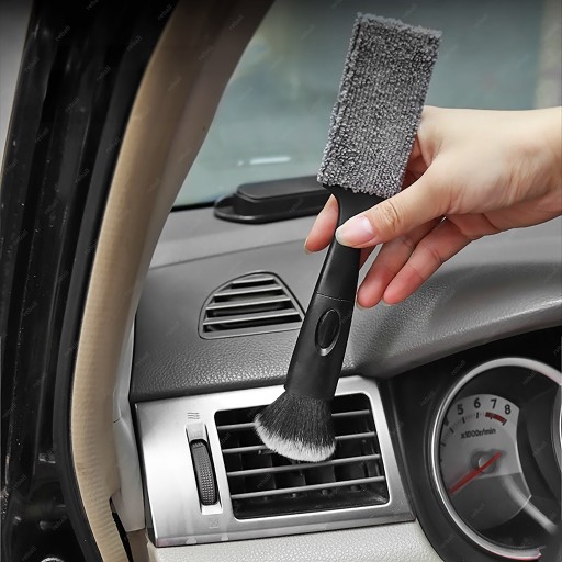 ЩЕТКА ДЛЯ ДЕТАЙЛИНГА 2в1 ДЛЯ АВТОМОЙКИ ЧИСТКА АВТОМОБИЛЯ
