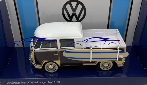 Пикап VW Type 2 T1 с бортом 1:24 Motormax 79560
