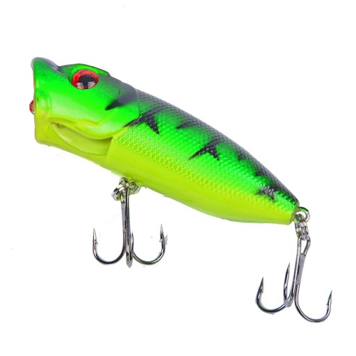 Воблер POPPER FLOPPER PERCH PIKE F141 ЗЕЛЕНЫЙ