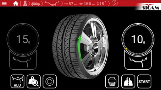БАЛАНСИРОВОЧНАЯ МАШИНА SICAM SBM WAVE 5 TOUCH MIRMAR