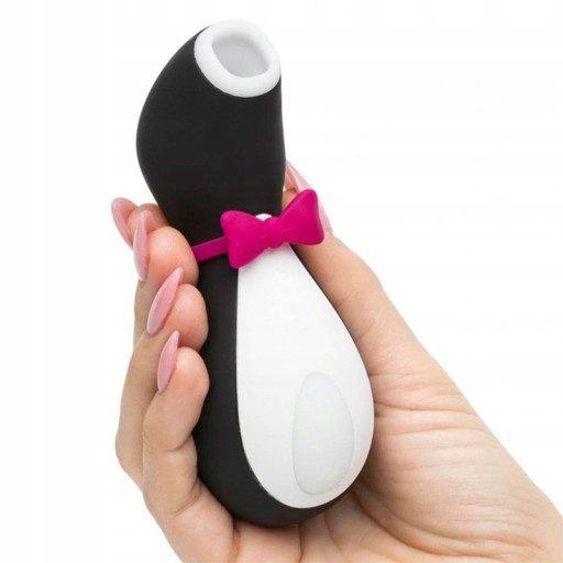 Стимулятор клитора Satisfyer Pro Penguin Next Generation, черный и белый