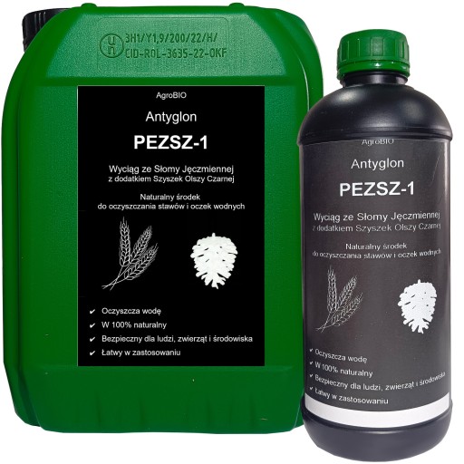 ЭКСТРАКТ ЯЧМЕННОЙ СОЛОМЫ С ДОБАВЛЕНИЕМ ЧЕРНОЙ ОЛЬХИ 10л PEZSZ-1 ANTYGLON
