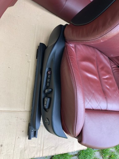 BMW E63 FOTEL KANAPA BOCZEK SKÓRA DAKOTA CHATEAU