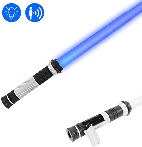 MIECZ LASEROWY DLA DZIECI, ŚWIECĄCA ZABAWKA, PREZENT BOŻE NARODZENIE, 2 W 1