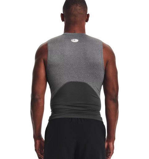 UNDER ARMOUR Koszulka bez rękawów Hg Armor Comp Sl-Gry