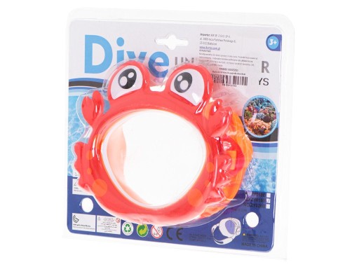 DO SNURKOWANIA NURKOWANIA MASKA OKULARY krab