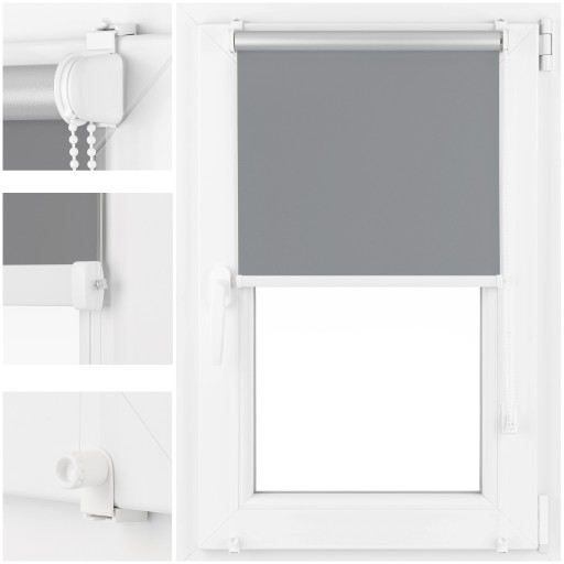 Roleta zaciemniająca Termo/Silver 124x150cm loft
