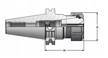 ЗАЖИМНЫЙ ДЕРЖАТЕЛЬ SK40 ER32 - 100L ISO40 DIN69871
