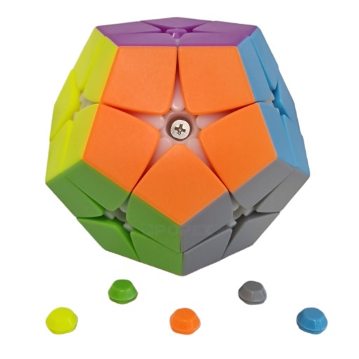 ОРИГИНАЛЬНАЯ ИГРА MEGAMINX CUBE 2x2 KILOMINX ПОДАРОК ​​РЕБЕНКУ + ПОДСТАВКА