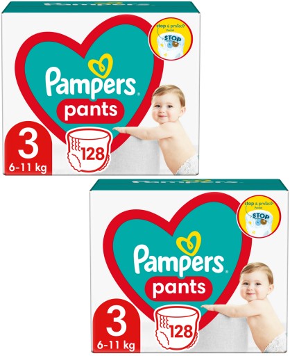 Pampers брюки 3 подгузники 256 подгузников